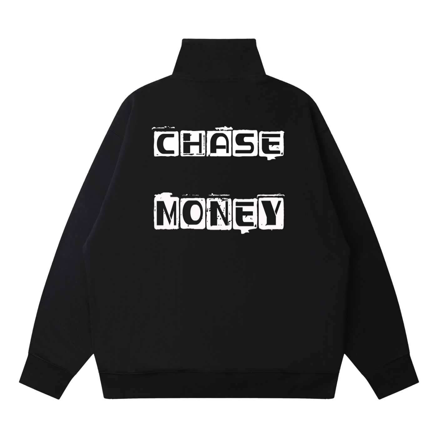 Quarter-Zip Drop Shoulder Sweatshirt