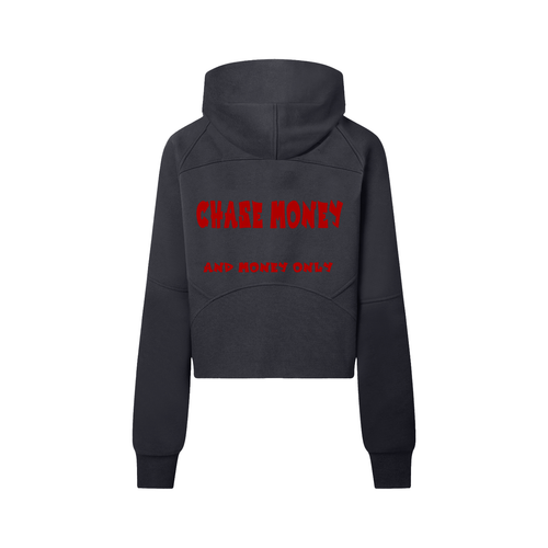 Cropped Half-Zip Hoodie